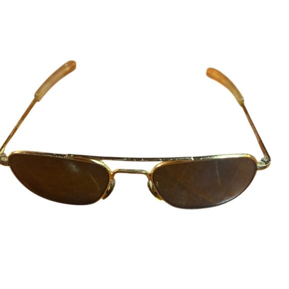 Vintage AO AMERICAN OPTICAL Original Pilot Gold Frame 52/20 - Picture 3 of 11
